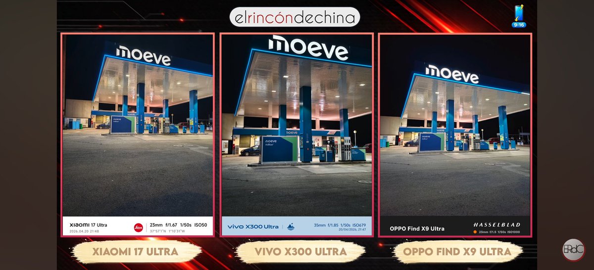 ayansonunigam's tweet image. OPPO Find X9 Ultra 🆚 Vivo X300 Ultra 🆚 Xiaomi 17 Ultra 

0.6X , 1X , 3X , 10X Comparison 👇 

#OPPO #vivo #OPPOFindX9Ultra #vivoX300Ultra #Xiaomi #Xiaomi17Ultra