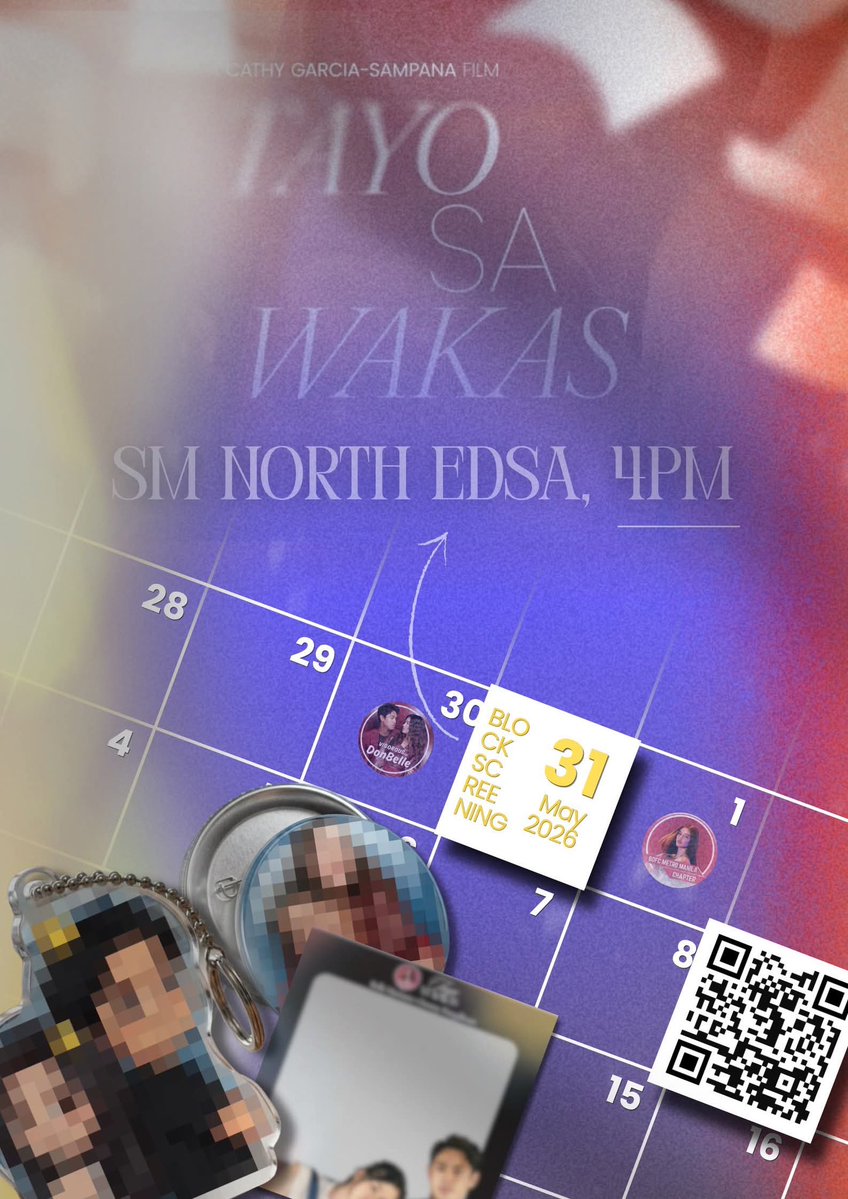 Saved the date? May 31 is all about #DonBelle. 💙🎬

📍 SM North EDSA, 4PM
✨ Special Guests &amp; Limited Freebies 🎁

Check the pubmat &amp; scan the QR to register! Let’s go, Bubblies! ♾️🍿