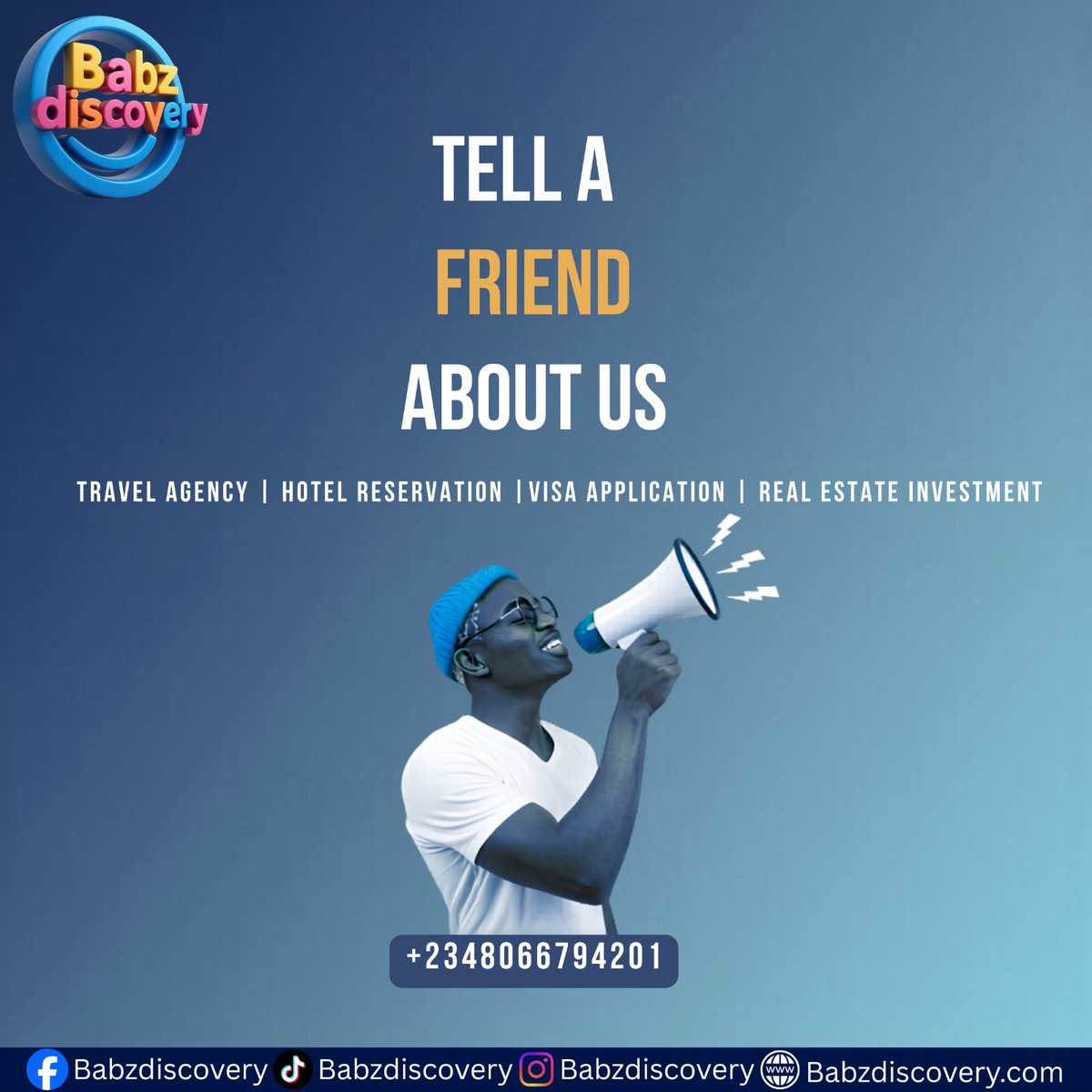 mrahmedbaba's tweet image. Ours is to assist you achieve your heart desires.

#TravelInstyle 
#babzdiscovery