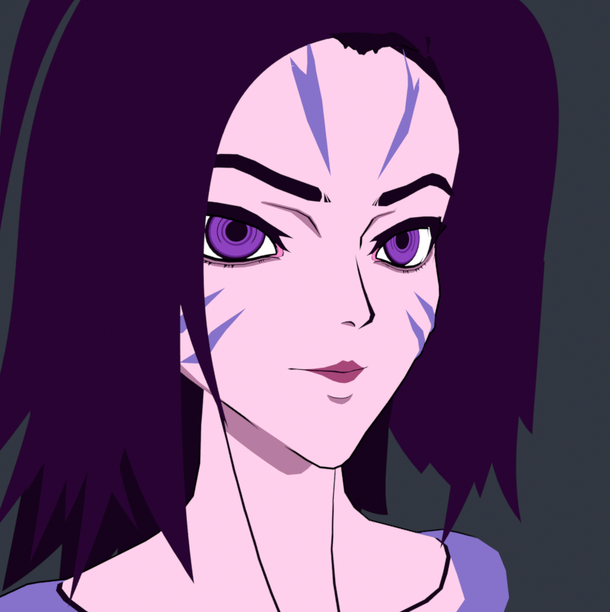 maidmage's tweet photo. quick 4 hour study of kai'sa in a 3D anime style~

should i finish this one? maybe try and replicate 2XKOs style? https://t.co/S9wkSYhC0R