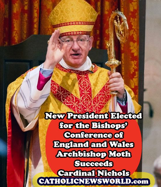 catholicnews1's tweet image. BREAKING Catholic Bishops’ Conference of #England and Wales Elect New President Archbishop Moth to Succeed Cardinal Nichols
catholicnewsworld.com/2026/04/cathol…