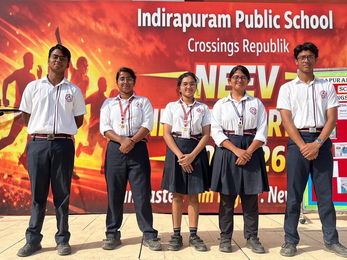 Indirapuram Public School, Crossings Republik tweet media