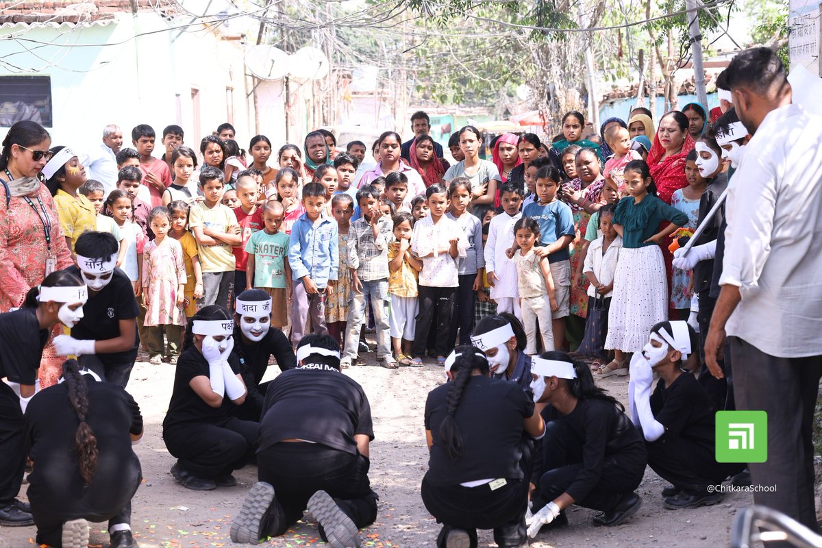 chitkara_school's tweet image. Avid students of Chitkara International School raise environmental awareness through “Eco Echo: Voices for the Earth” Nukkad Natak performance

#CIS #Nukkadnatak #SaveEarth #play #awareness #skit #WorlEarthDay #ChitkaraInternationalSchool