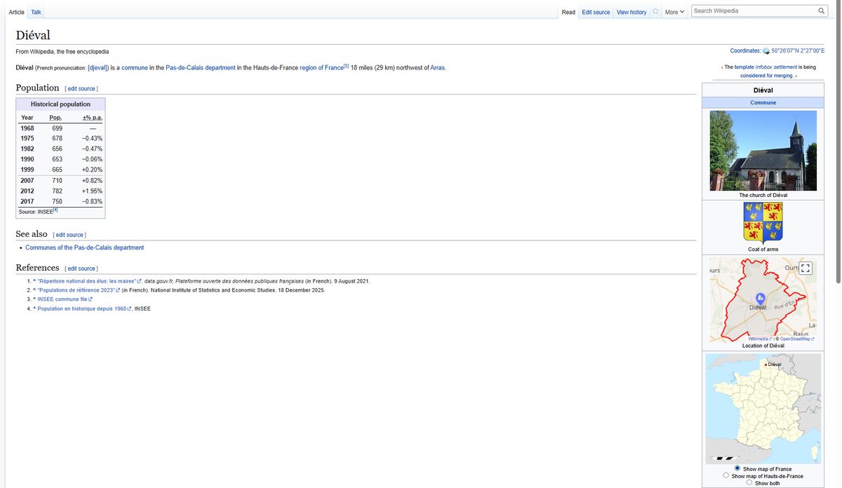 when you scroll wikipedia for hours on several departments between the languages of italian french english and latin only to find out your arms and/or ciommune was located in pas de calais