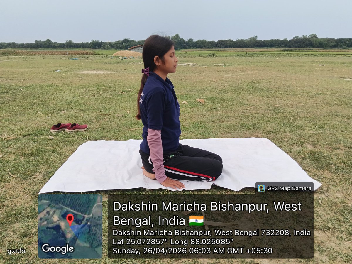 MaldaNss's tweet image. 55 days to go...
Countdown for 12th International Day of Yoga #IYD2026 #yoga
Morning Yoga session  by Vol Suvanshi Mandal ,    Malda College @YASMinistry @rdnss_kolkata @BhartiyaConnect @ishafoundation
@_NSSIndia 
@MYBharatHQ @PIB_India