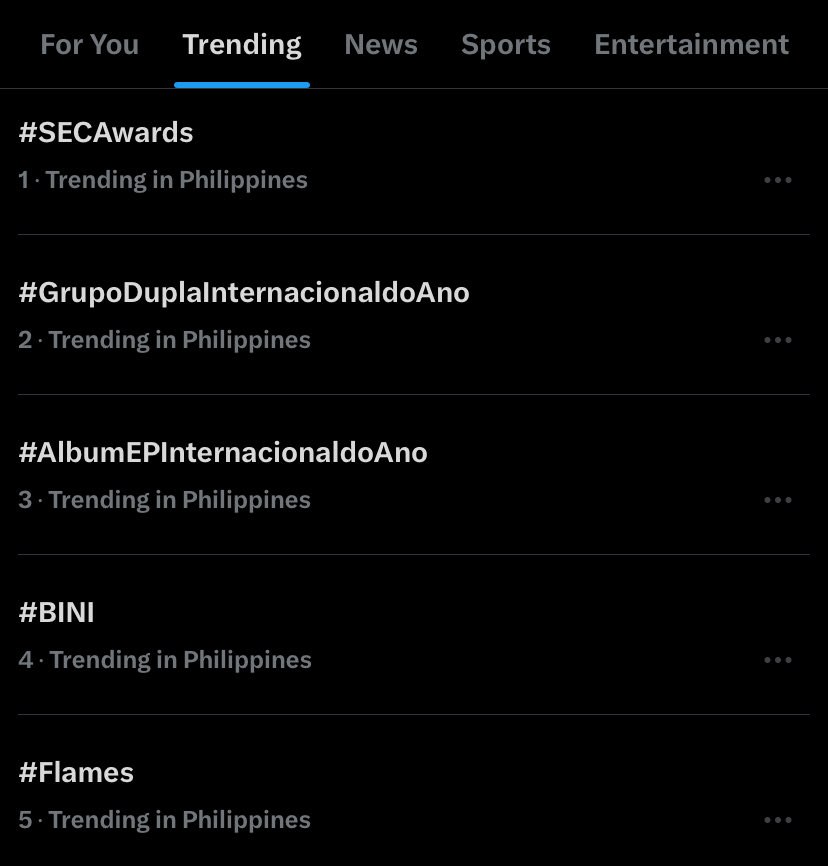 We’re doing good but we still need to drop tags with 3 words and RT! Last push today blooms.

#BINI #GrupoDuplaInternacionaldoAno #SECAwards