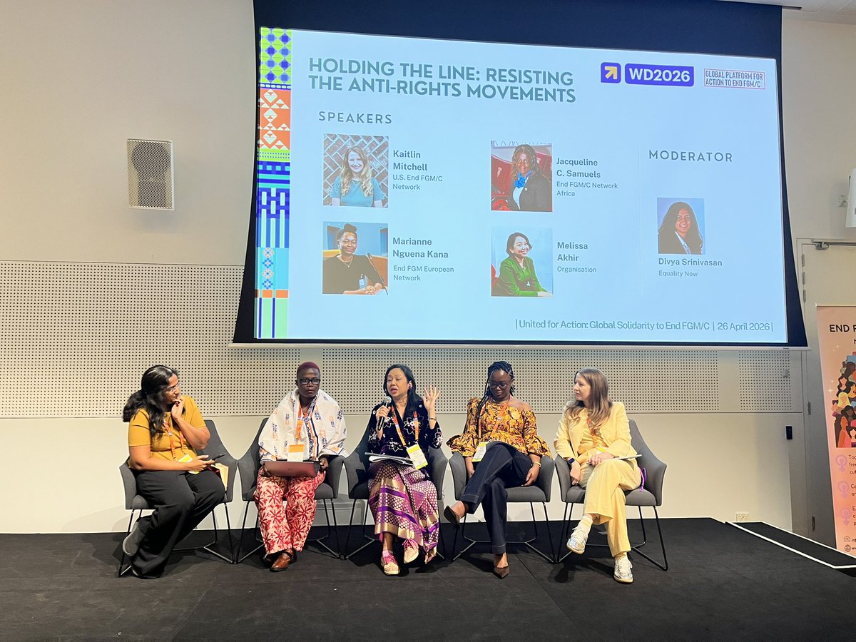 GlobalFGMC's tweet photo. This morning at the preconference. Three panels. Urgent conversations. One shared goal. 

#EndFGM #FGC #WD2026 https://t.co/ITuqXhyHEJ
