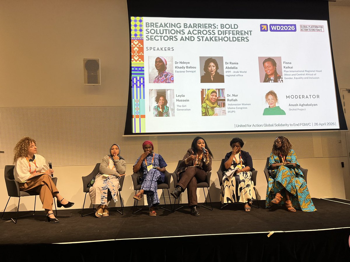 GlobalFGMC's tweet photo. This morning at the preconference. Three panels. Urgent conversations. One shared goal. 

#EndFGM #FGC #WD2026 https://t.co/ITuqXhyHEJ