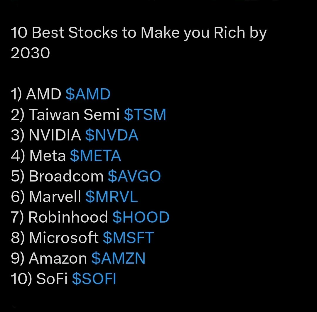 223Simonra's tweet image. AI and digital infrastructure.

The key? Patience. Wealth is built by holding great businesses over time, not chasing quick wins.

⚠️ Not financial advice. This is based on general market trends always do your own research before investing.

#Stocks #Investing #AI #StockMarket