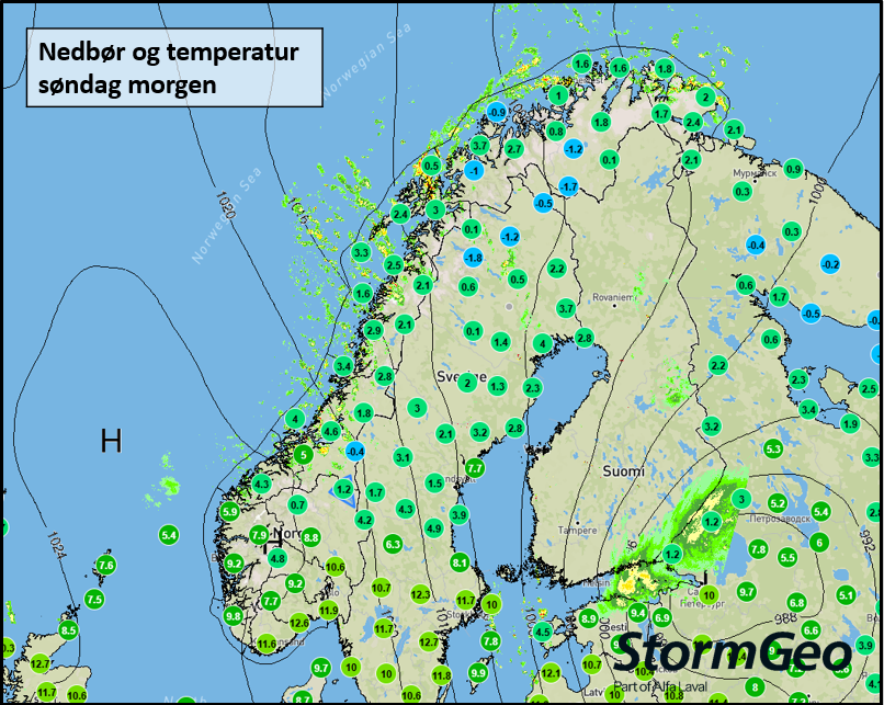 StormGeoWeather's tweet photo. Søndag blir en fin dag over Sør-Norge sør for Stad og Dovre, og vinden avtar også på Østlandet. Nord for Stad er det fremdeles bygevær. #stormgeoweather https://t.co/OrA663Am5D