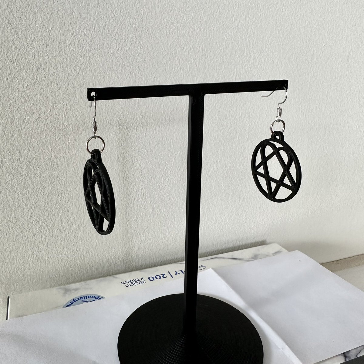 FortunesByFawn's tweet image. Heart Pentagram V4 Earrings
#heart #pentagram #3Dprinted #homemade #earrings 
etsy.com/au/listing/447…