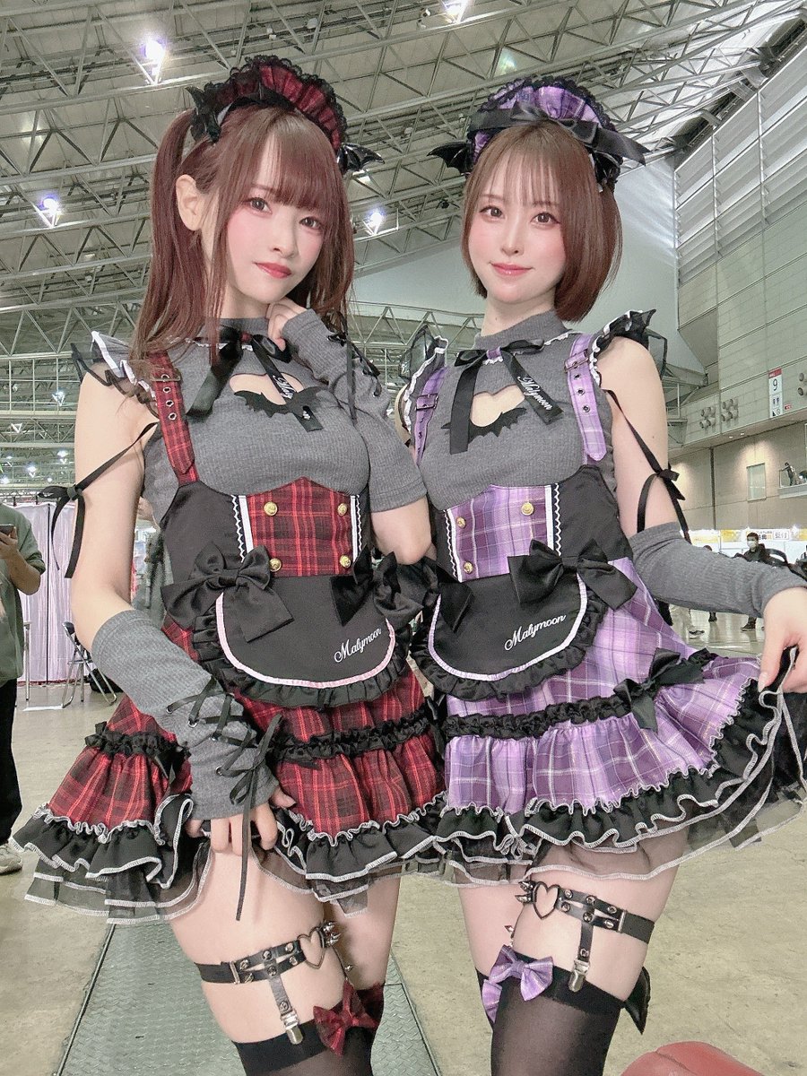 ニコ超！メイド併せで遊びに来たよ❤️💜
#ニコニコ超会議 https://t.co/82p8L8Ycn5
