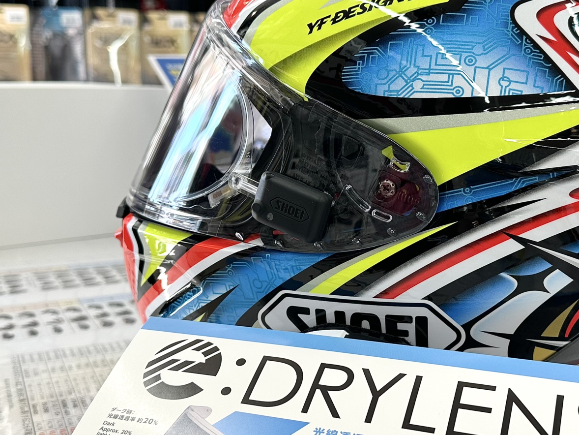 naps_tokai's tweet image. ＃ナップス一宮店 です☆彡

＃SHOEI e:DRYLENS 304 お取り付けさせていただきました～✨
「Z-8」・「WYVERN∅」・「X-Fifteen」をお使いの方おススメです❗

好評によりメーカー欠品中です！
予約注文受付しております💁🏻‍♀️✨