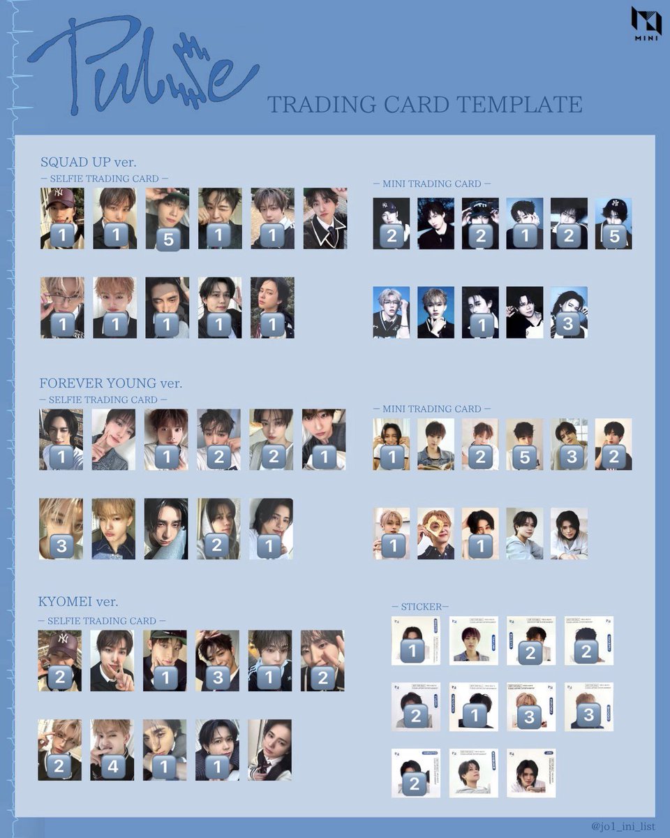 aiaiai08092's tweet photo. INI 8th Single PULSE 封入トレカ 店舗特典 リミスト 交換

【譲】画像1,2枚目

【求】3枚目尾崎(🧡〉🤍〉無印),未使用シリアル

福岡手渡しor郵送📮
お気軽にお声掛け下さい🙇

 #INI交換 #INI譲 #INI求 https://t.co/KR58vZBxzh