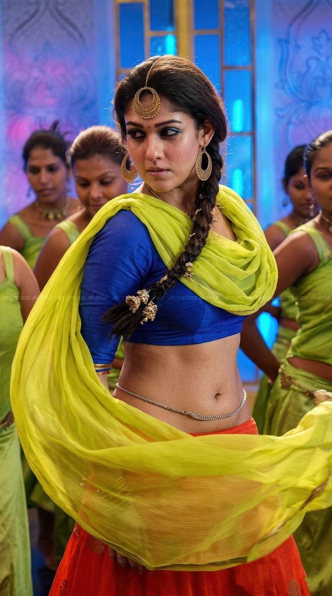 Actress_Mafia's tweet image. #Nayanthara : From the sets of Villu 😻💙