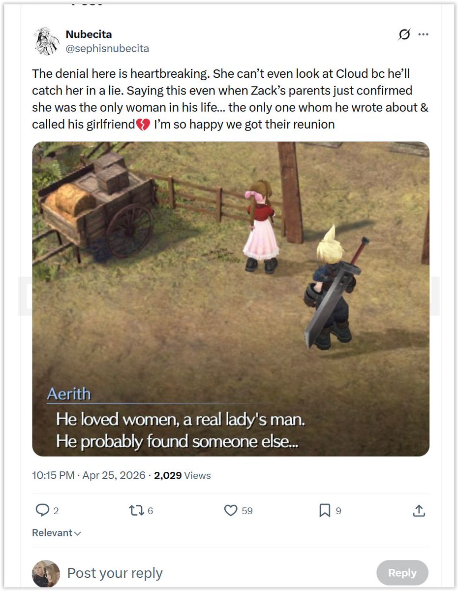 Yakumo FFVII tweet media