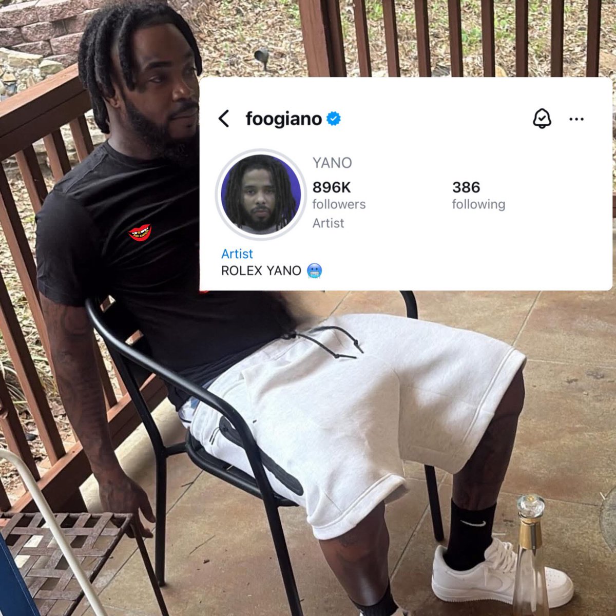 Foogiano changed his profile picture to Pooh Shiesty's mugshot