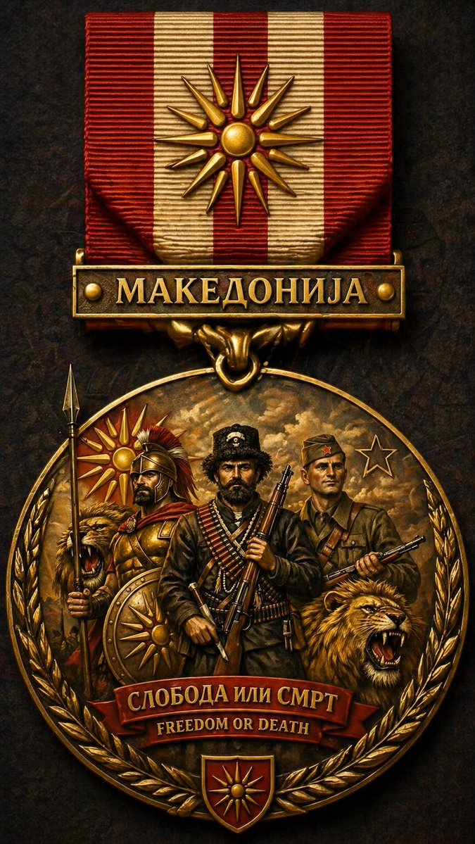 UZI9mmmm's tweet image. The Medal of Freedom ! 

@TimcoMucunski @gankacv #macedonia