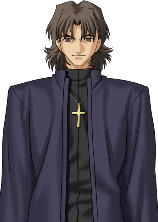TypeMoonBase's tweet photo. Kotomine Kirei is collecting the 7 black star dragon balls for unknown reasons. https://t.co/G1uoBglQc2