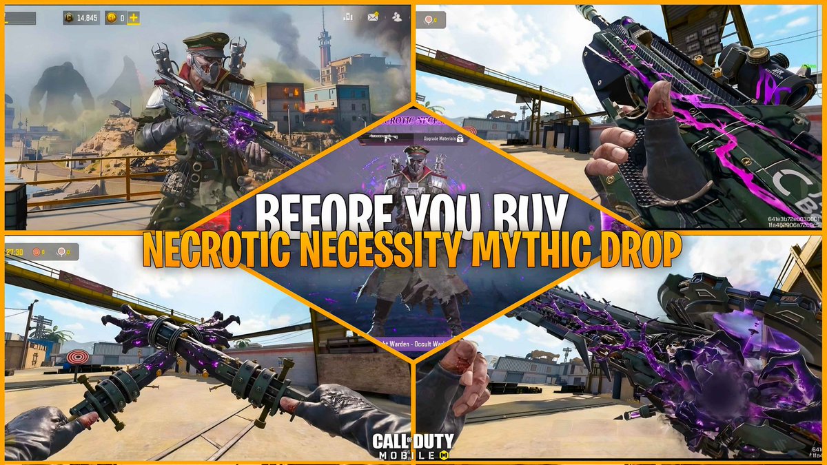 LeakersOnDuty's tweet image. 🔴 Codmobile Season 4 NEW Mythic DP-27 Necrotic Necessity Gameplay &amp;amp; Draw Reveal! CoDM S4 Leaks by @EliteGameLeaker 

▶️ Watch Here: youtu.be/Dp-eyN8uHaY

#CODMobile #callofdutymobile #codm #codmnews #codmleaks
