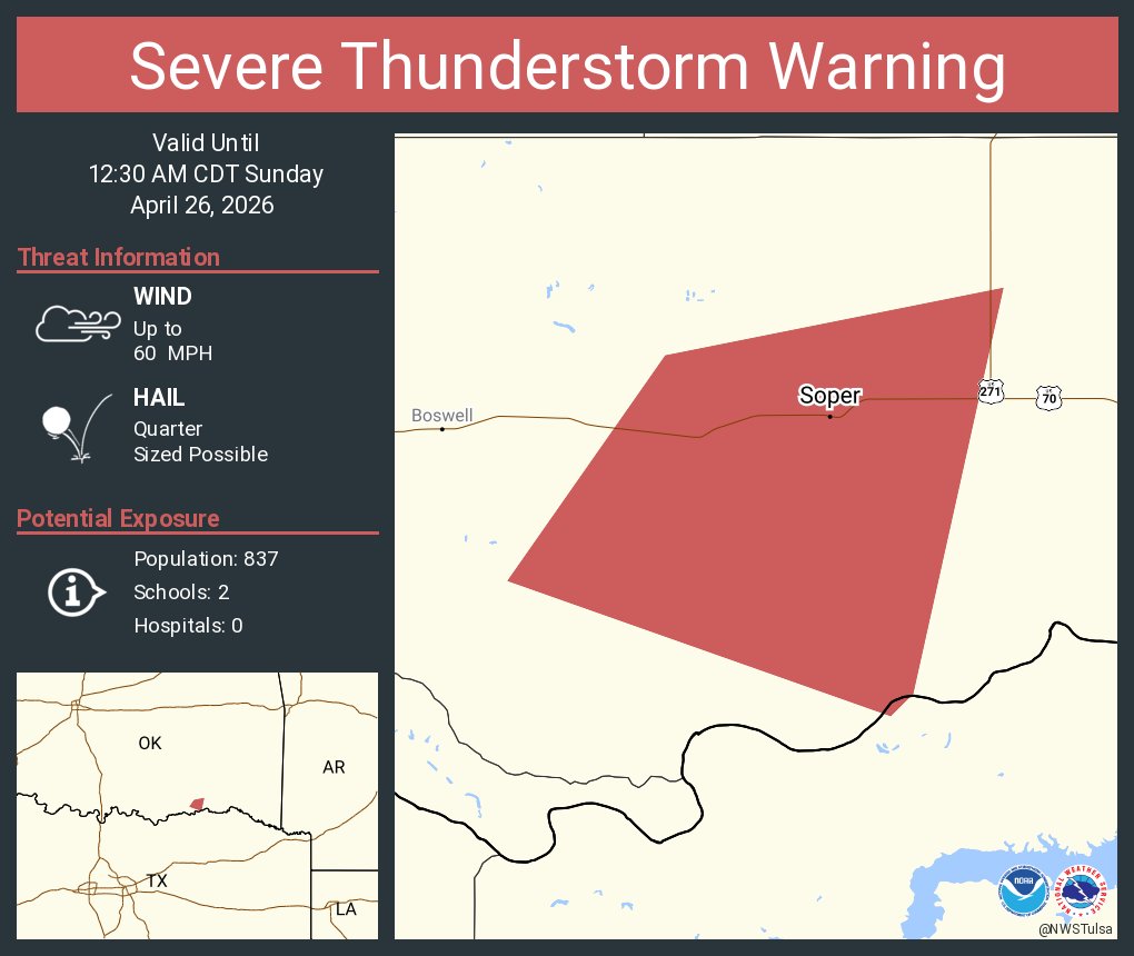 NWS Severe Tstorm tweet media