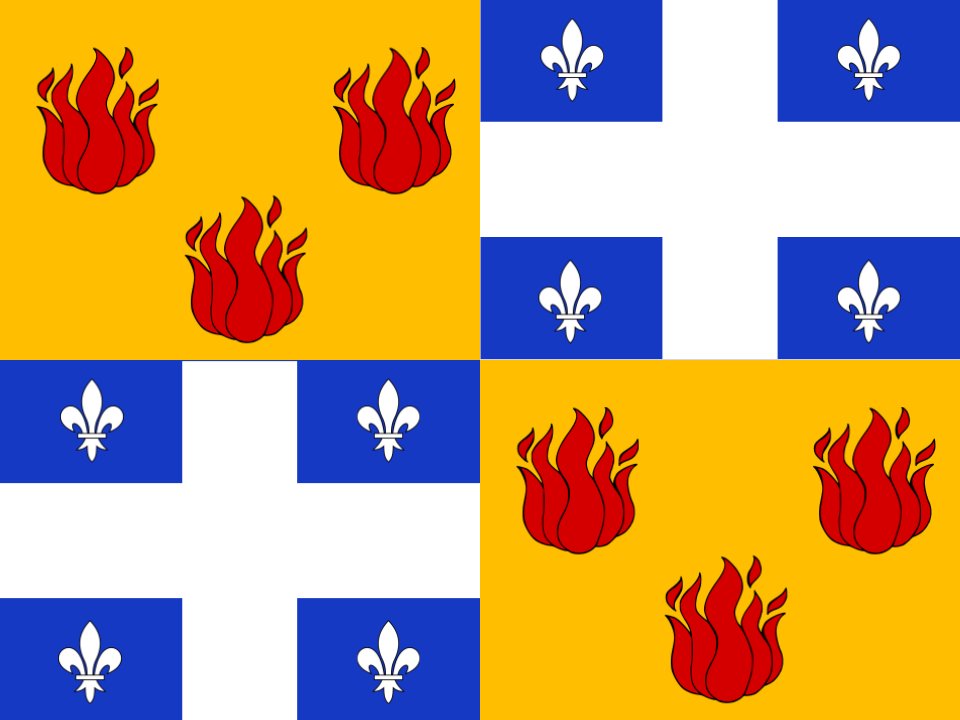ive been making a randomized assortment of banners of arms from communes in france recently