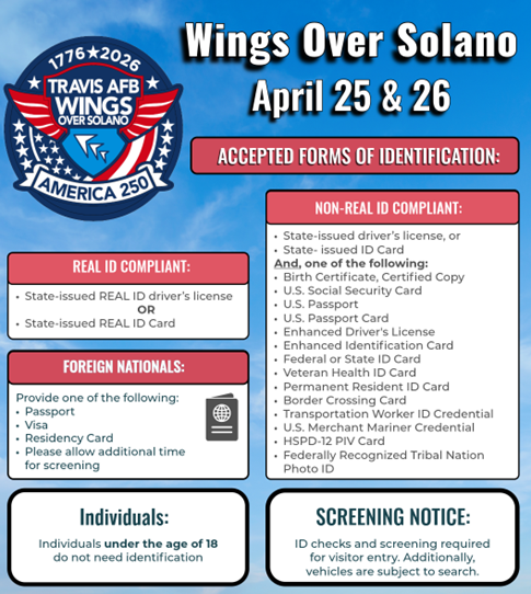 <a href="/KariLake/">Kari Lake</a> I attended Wings Over Solano air show at Travis Air Force Base in CA today 4/25. ID Verification strictly followed before entering with baggage checks &amp; body scans (including children). Thousands of people there were checked more carefully than those at Correspondent’s Dinner.