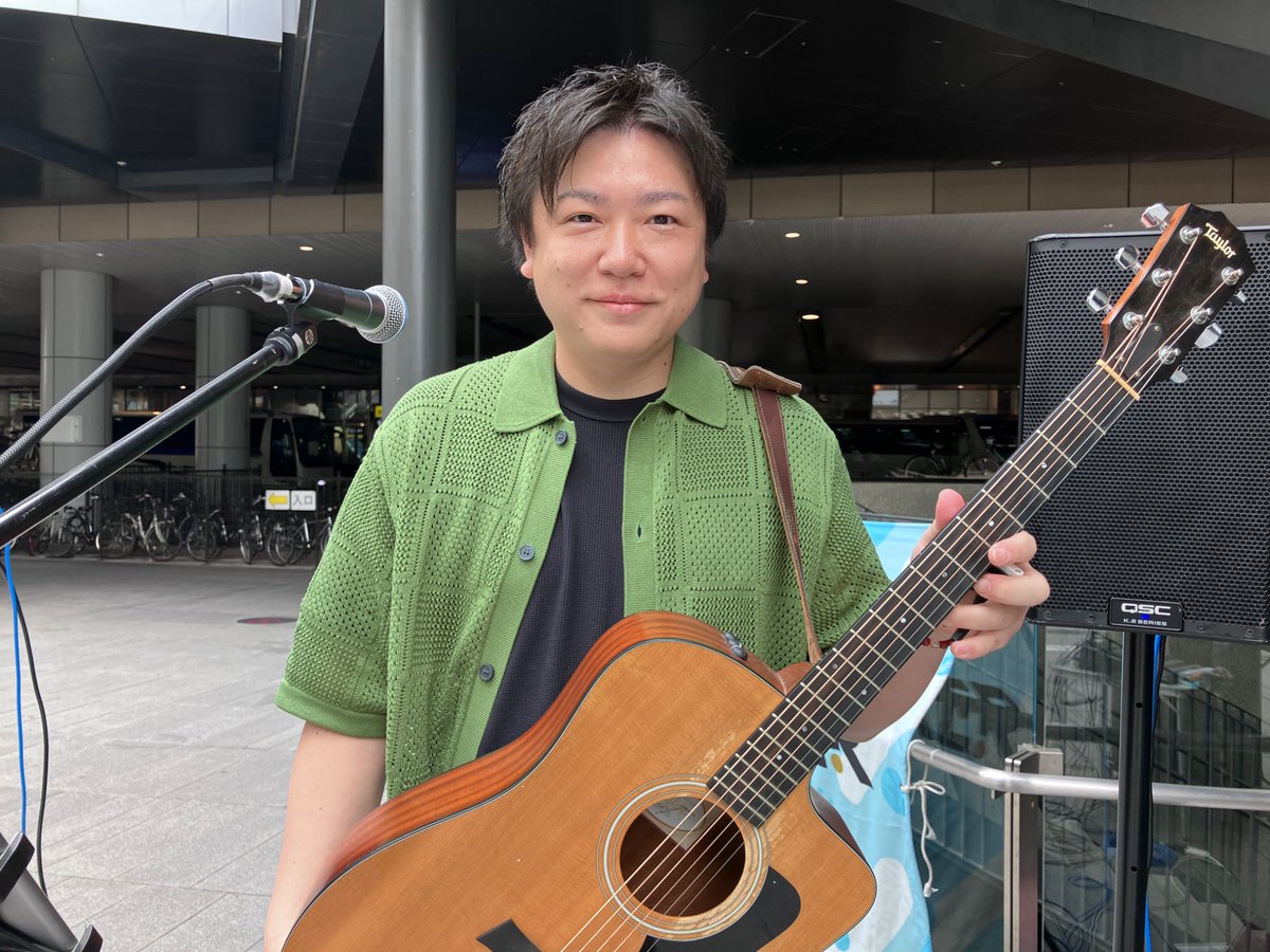 BUSKER_UMEKITA's tweet image. 【🎤本日のバスカー🎸】
グランフロント大阪
🪧うめきた広場大階段下(A)
#X+ さんです⭐️

ぜひお立ち寄りください‼️

GWは5/5・10にも登場します🎸
どうぞお楽しみに👍

新しいドラマの音楽プロデューサーも決定しました🎉

その他ライブ情報はSNSをチェックしてくださいね✅

#MUSICBUSKER