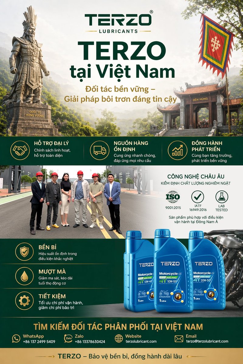 TERZO_Oil_Guide's tweet photo. Honoring the roots 🇻🇳
Moving forward together.

#TERZO #Vietnam #HungKingsDay https://t.co/C7ccCdCXWY