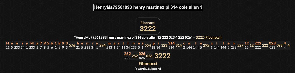 wasnt sure what it would be but predicted an Incident for the 4/25 through my  abrahamic cross calendar compression portal =91🩸

Henry Martinez is a Skull &amp; Bones Ordo ab chaos operative 

HenryMa79561893 + 2137 the 322nd prime = 589 fib thats a grand saturn cycle bridge 

Full