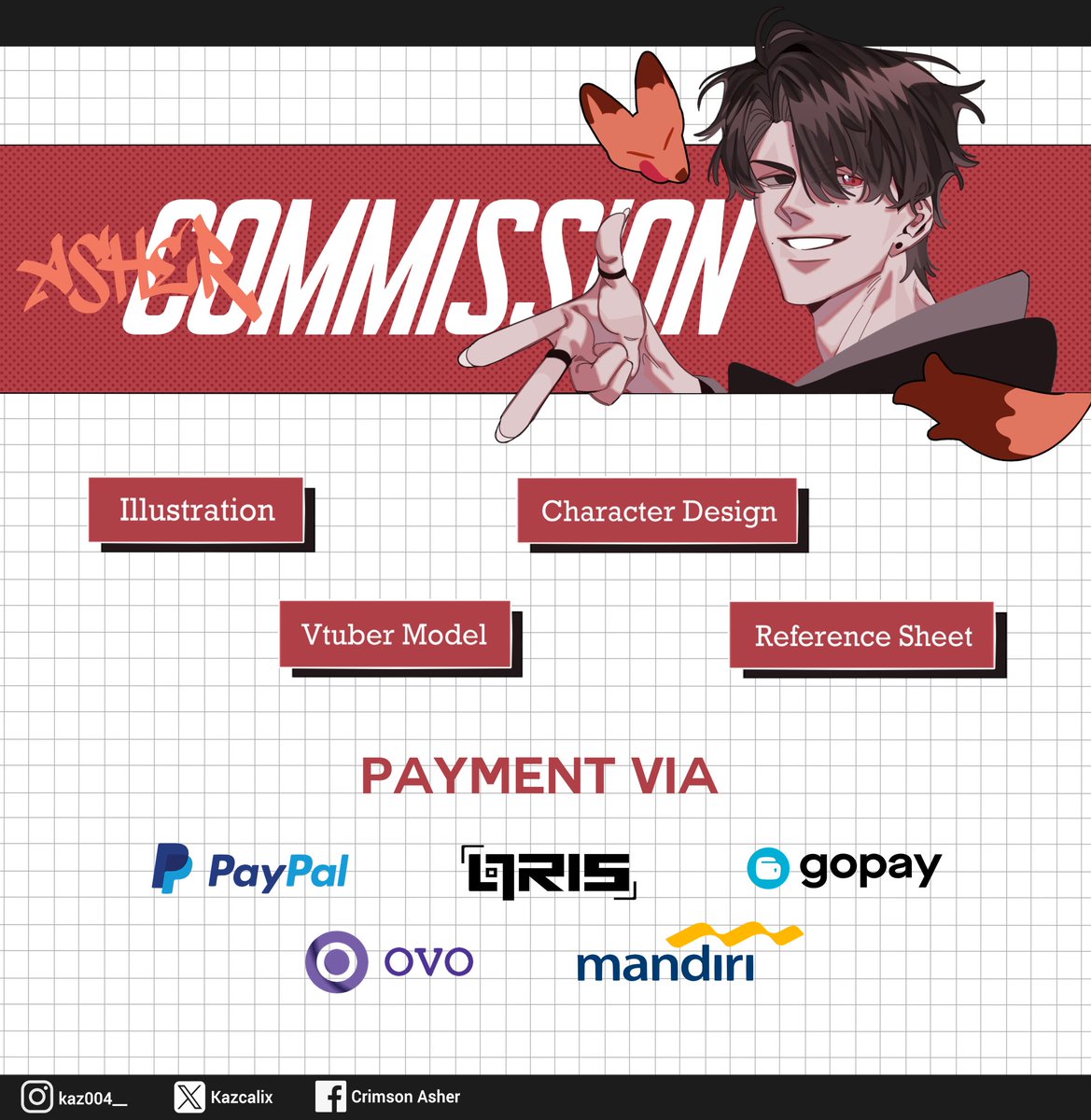 Ash | Commission CLOSED Batch 1 full🍎 tweet media