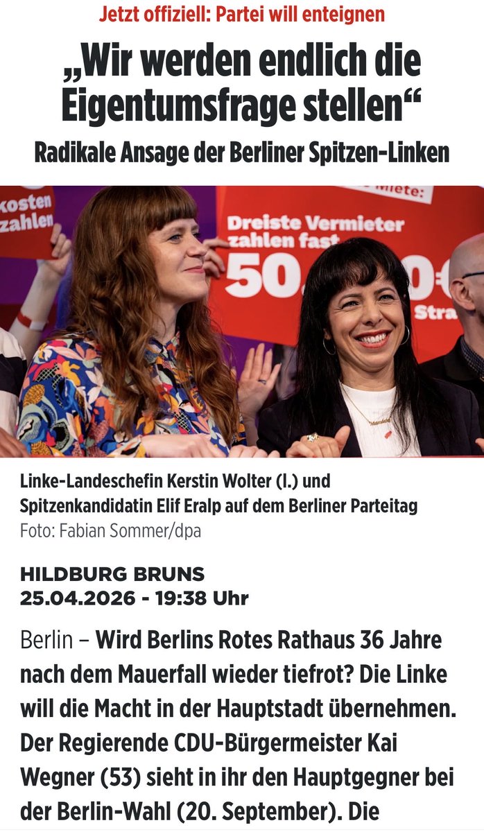 NoNameLeftX's tweet image. Hahahaha wie die beiden sich freuen ganz #berlin zu zerstören! @dieLinke @dielinkeberlin wird der Todesstoß für Berlin!