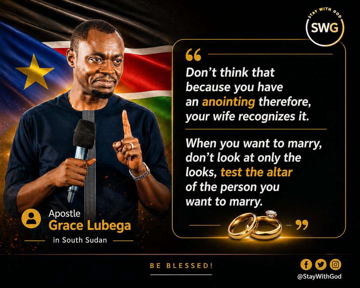 Is this loud enough?
#ApostleGraceInSudan