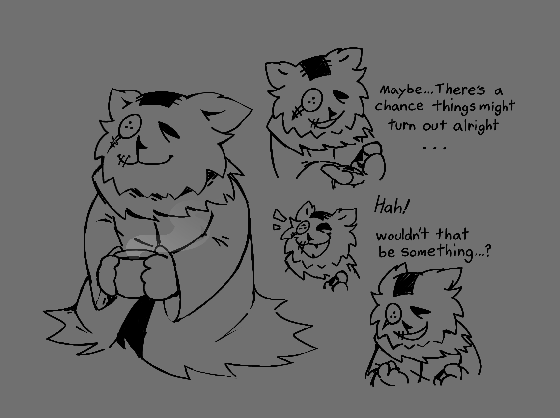 Starhermits's tweet photo. Feeling a little melancholic tonight, so naturally I drew Seam https://t.co/1psygtWMje