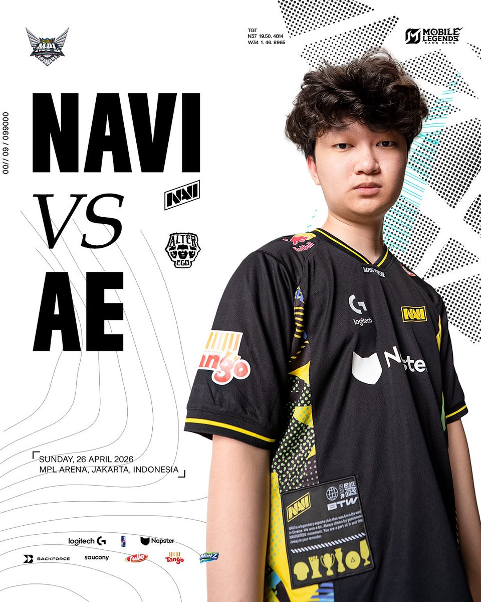 NAVIMLBB_'s tweet image. Second match of Week 5 starts now! NAVI will face Alter Ego in the second leg of MPL Indonesia this afternoon as the opening match 🔥

Let’s go, boys! Give it your all for today’s match 💪

#BORNTOWIN #NAVINATION