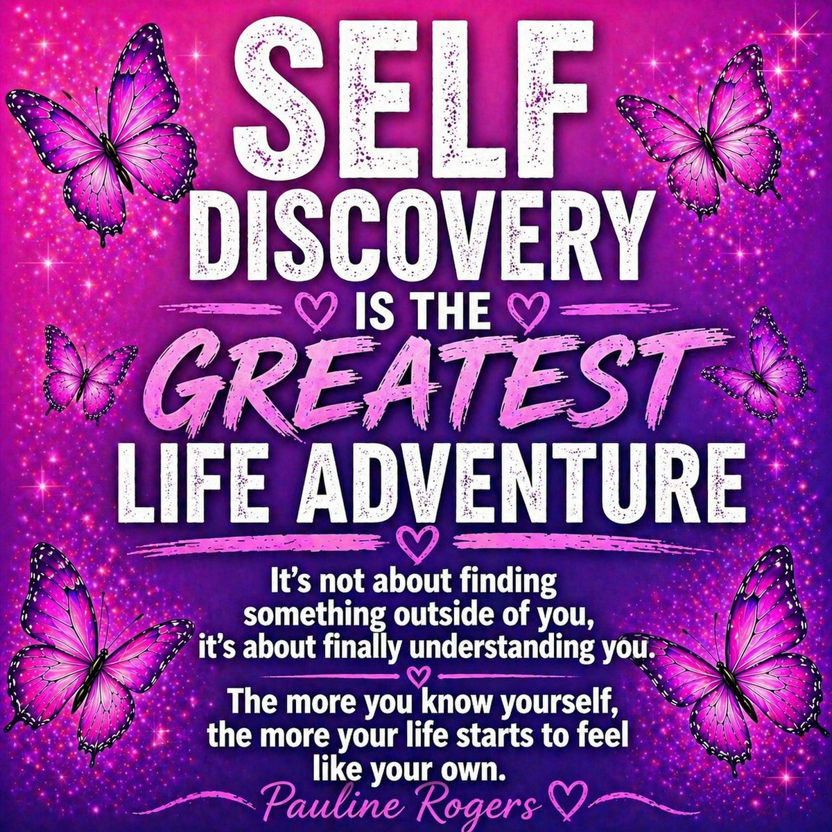 pauline2047's tweet image. Happy Sunday beautiful 💜

Getting to know yourself properly… what you want, what you don’t, what actually matters that’s where everything starts to change.

Take your time with it… it’s your journey, no one else’s.

#SelfDiscovery #BeYou #beauty4uskincare