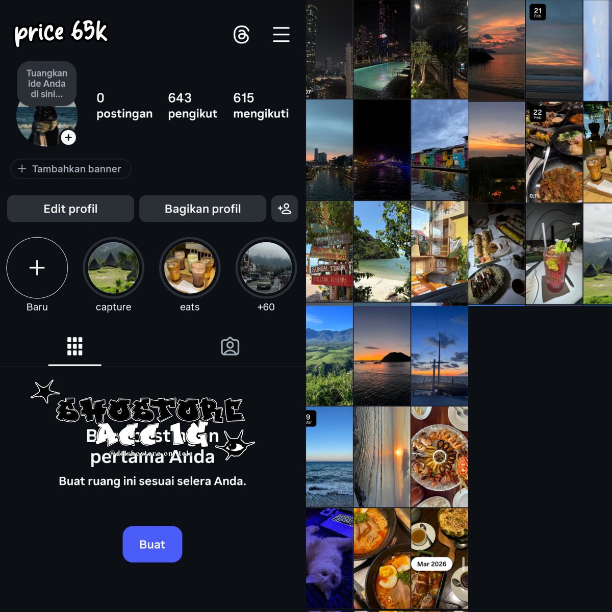 sho | jual akun ig tweet media