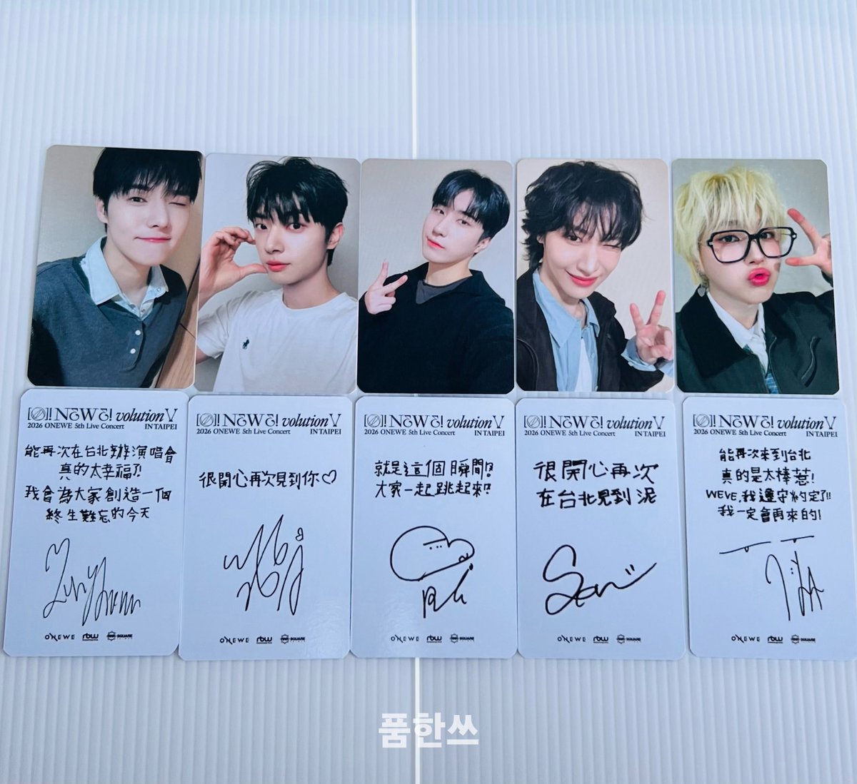 2026 ONEWE 5th Live Concert 'O! NEW E!volution Ⅴ' IN TAIPEI ❤️💜🖤💛💙

#ONEWE #원위