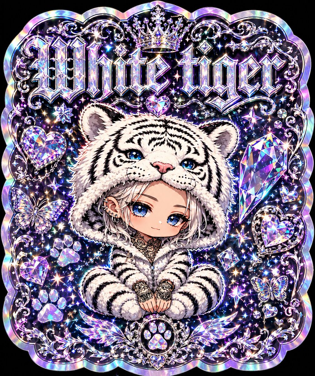KANADEMIO_art's tweet image. シロ.さん（@siro_syn）のプロンプトをお借りして挑戦☆彡

以前の”きぐるみ男子”で🐯

#KANADEMIO #VisualArchive #AIart︎ #AIillustration