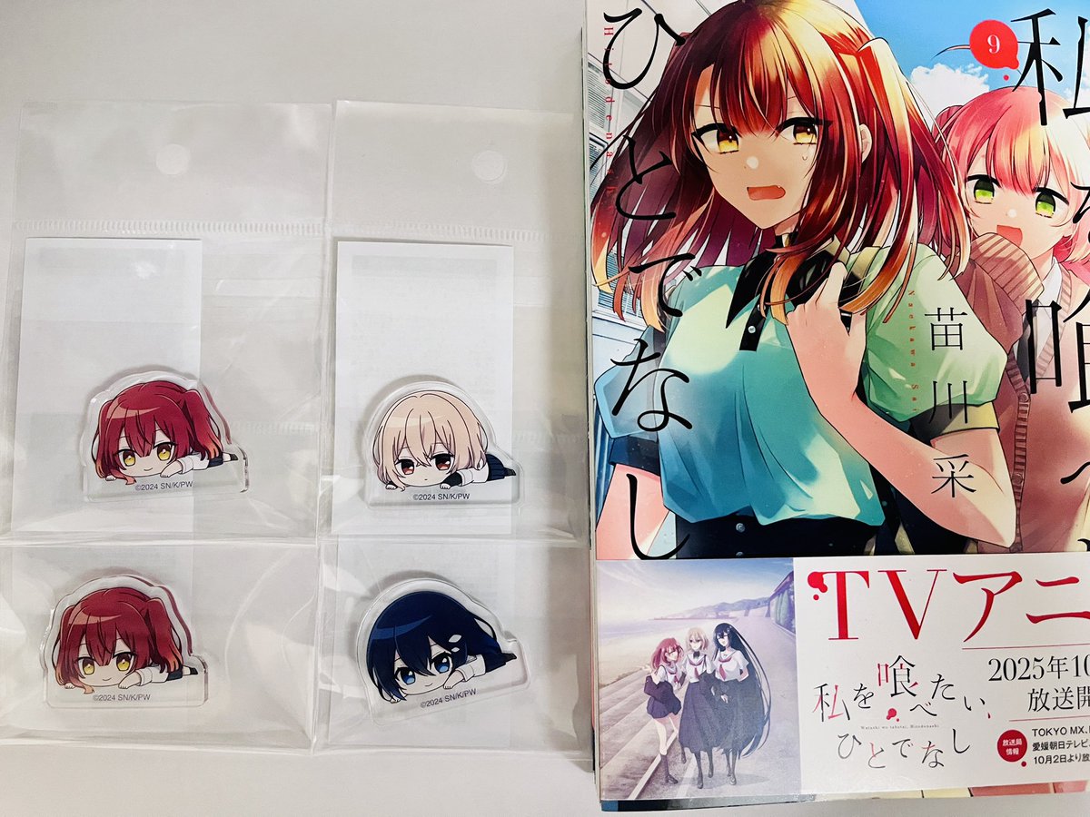 だいぶ前に注文してたわたたべのアクリルマグネット届いた
思ったよりコンパクトw
しかし、これマグネットだからどうやって飾るかなぁ🤔