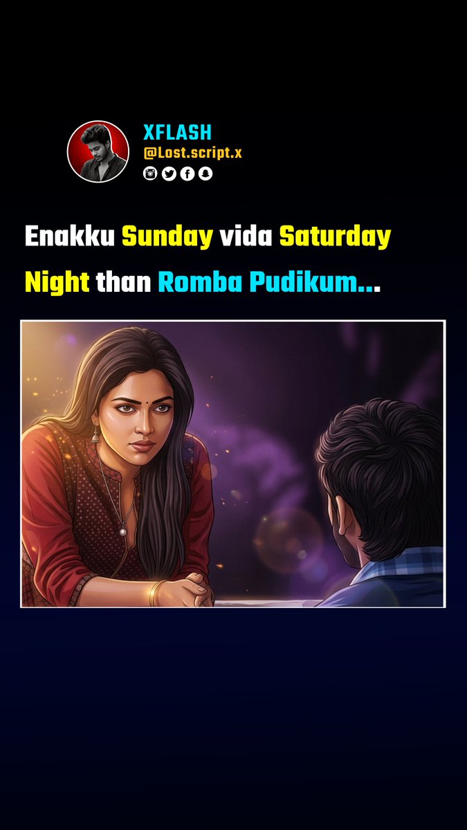Xflash619's tweet photo. Saturday Night ✨

#tamilmemes #tamilfun #tamilcomedy #tamilrants #tamiltroll https://t.co/cuunYEpkLg