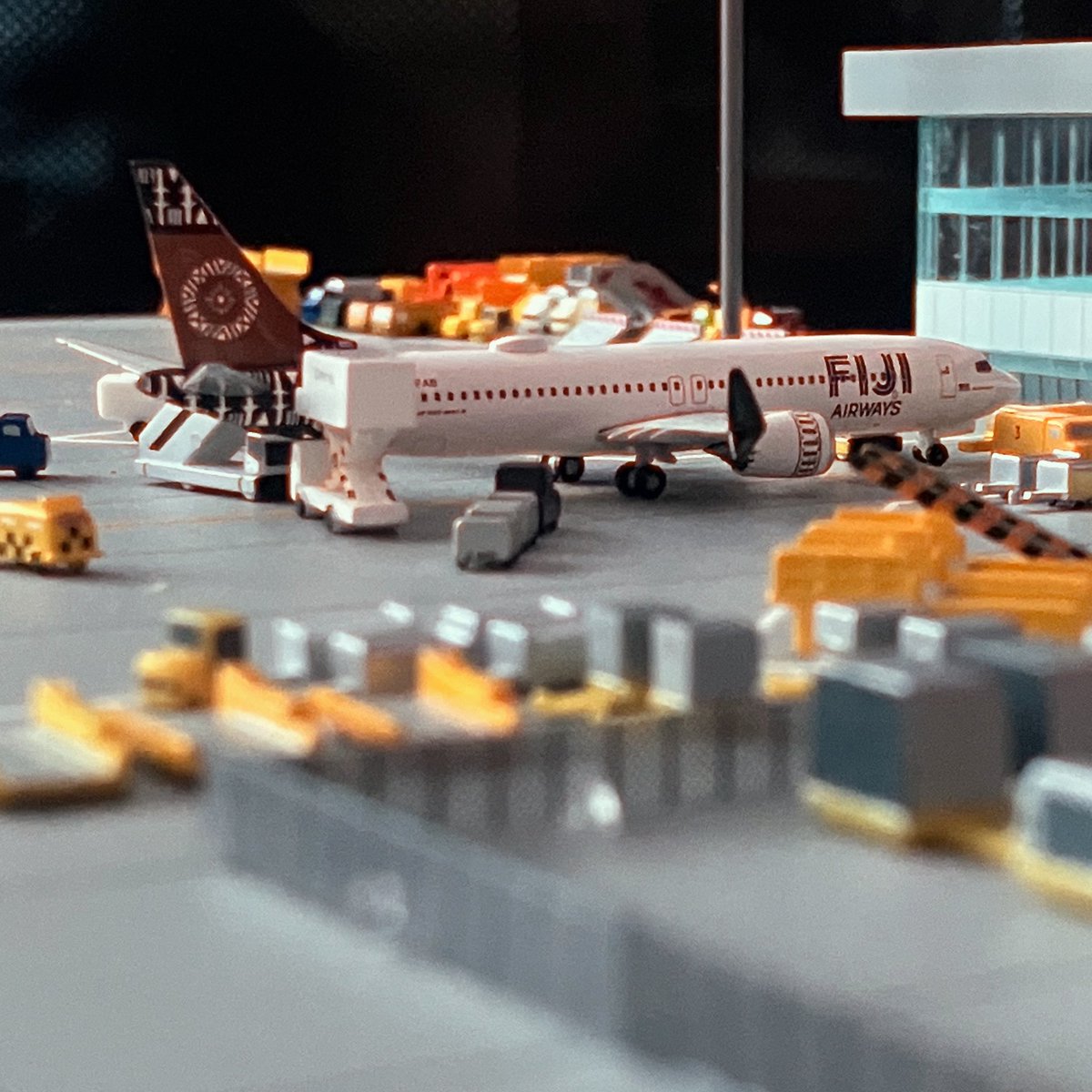 フィジーエアウェイズの737max8が到着したよ！