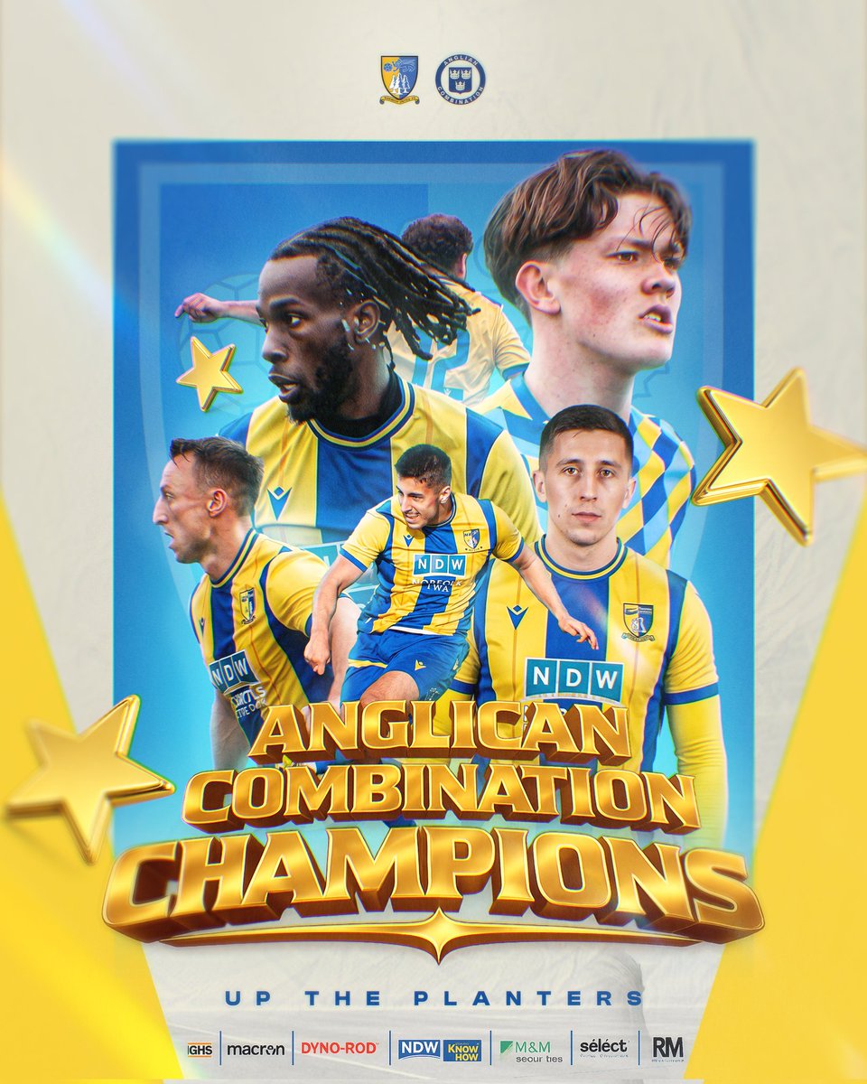 realestDesigner's tweet image. Congratulations to Norwich United on 
winning the Anglian Combination title! 🏆

Up the Planters! 💛💙

Made this celebration graphic for the 
champions 🎨

@NorwichUnitedFC

🎨 @realo.sports

#NorwichUnited #AnglianCombination
#Champions #FootballDesign #SportsDesign