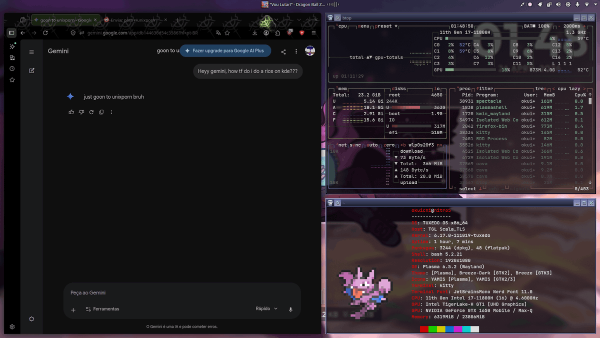 bot_unixporn's tweet image. [kde] I think there's nothing to improve
Link: redd.it/1svz2ms

#unixporn #linux #screenshot