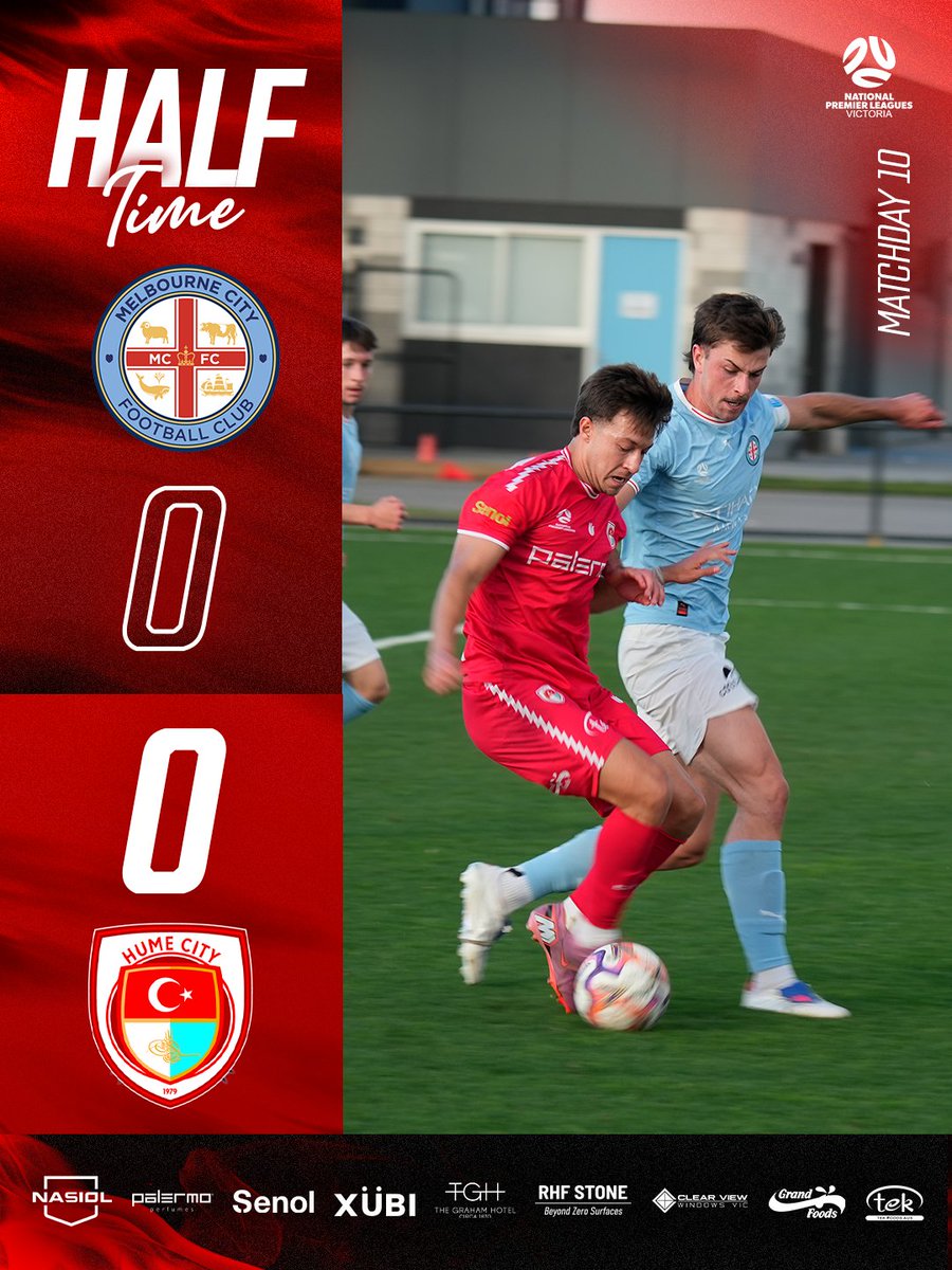 FCHumeCity's tweet image. All square here at the break as neither team is able to find a breakthrough.

#ZIGIZAGA | #StrongerTogether | #MCFCvHCFC