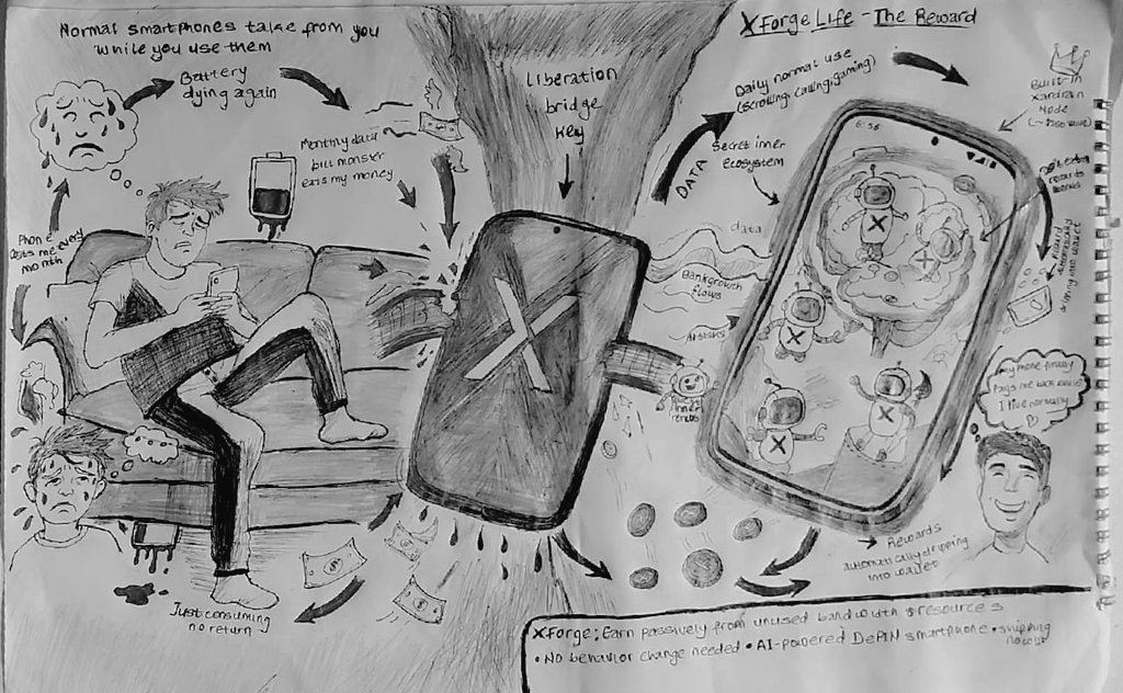 firstbarbi98077's tweet photo. I drew this concept because we normalized carrying one of the most expensive devices we own… just for it to keep taking from us.
Battery drains
Monthly data bills
Upgrades
Repairs
And we call that normal.
@XForgeOfficial @AlphaMind_labs #XForge https://t.co/XTurvuD8Y1