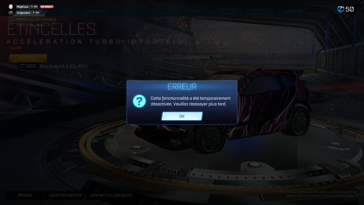 LGDSniper's tweet photo. Comment on achete des crédits ducoup ? @RocketLeague ? https://t.co/eFfINo7sNU