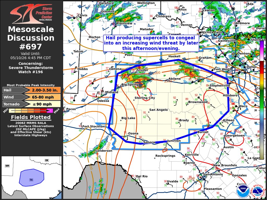 NWS Storm Prediction Center tweet media