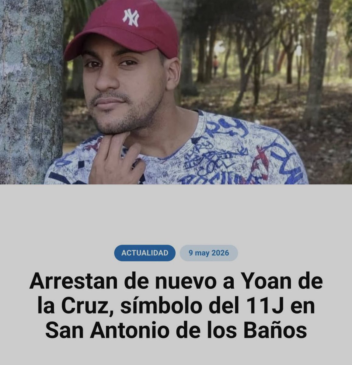 🇨🇺🇨🇺Mensaje para “el tuerto” y “el cangrejo”.
Están claros de lo que están haciendo? Parece andan delirando! Preso otra vez mi ahijado YOAN DE LA CRUZ??Nuestra venganza la materializaremos sobre todo con UDS ‼️‼️Tienen muchos años por delante así que o mueren en combate o tras
