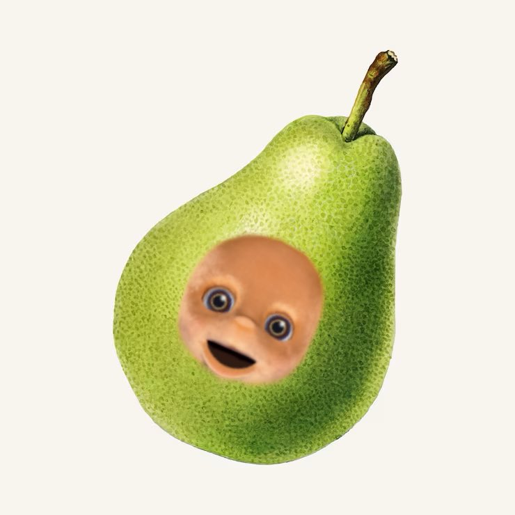 KlaveAndKleve's tweet photo. Teletubby fruits (i didnt make the po one) -A https://t.co/uCoq94Z9LP